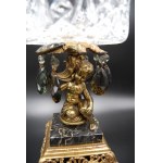 Artist unknown, Figural platter with cherubic figure