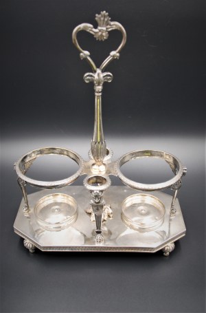 Artist unknown, Silver empirical cabaret for vinegar and oil