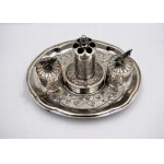 Artist unknown, Empirical inkwell silver