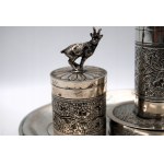 Artist unknown, Empirical inkwell silver