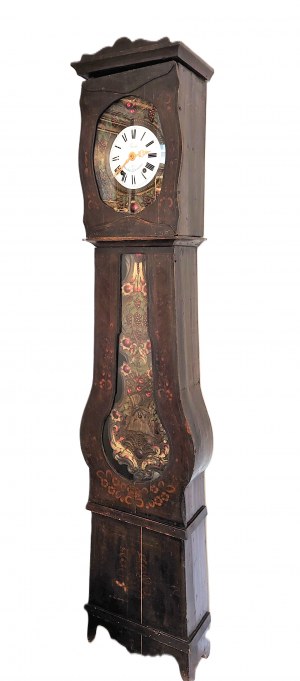 Artist unknown, Standing clock in comtoise style circa 1870.