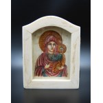 Artist unknown, Bone shrine Madonna and Child