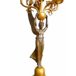 A pair of 19th century candelabra.