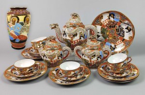 Satsuma, Porcelain Tea Service
