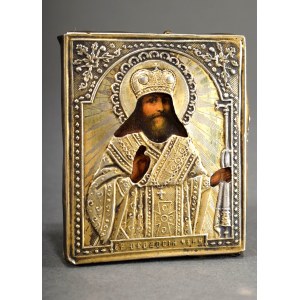 Artista sconosciuto, Miniatura in argento