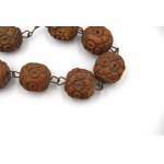 Rosario processionale in legno del XIX secolo