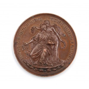 Artist unknown, Medal 1885 Warsaw Horticultural Society
