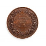 Artist unknown, Medal 1885 Warsaw Horticultural Society