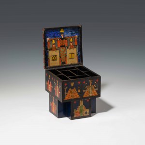 Ditha Moser zugeschrieben: Schachtel für Spielkarten