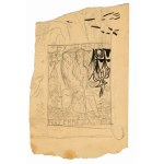 Oskar Kokoschka: Two ex libris sketches for Emma Bacher