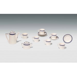 Josef Maria Olbrich: Mocha coffee set for 6 people
