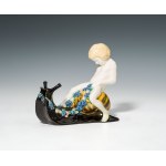 Michael Powolny: Boy on snail Schneckenreiter