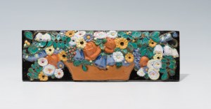 Michael Powolny: Tile with flowers