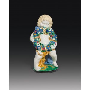 Michael Powolny: Putto with wreath Winter