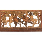 Franz Zelezny: Relief faun and nymph