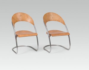 Wassili Luckhardt and Hans Luckhardt: Pair of chairs 