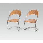 Wassili Luckhardt and Hans Luckhardt: Pair of Chairs ST 14