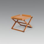 Rena Dumas and Hermès Paris: Folding side table Pippa