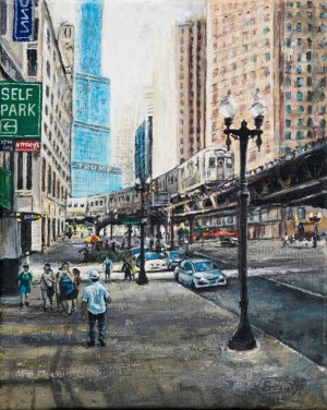 Grzegorz Sewiło ( 1983 ), Downtown Chicago 1, 2018