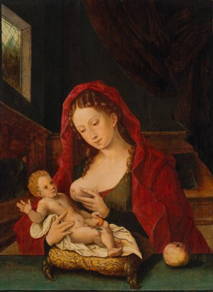 Krąg Joosa van Cleve: Madonna z dzieciątkiem