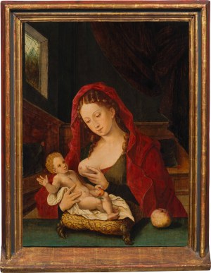 Krąg Joosa van Cleve: Madonna z dzieciątkiem