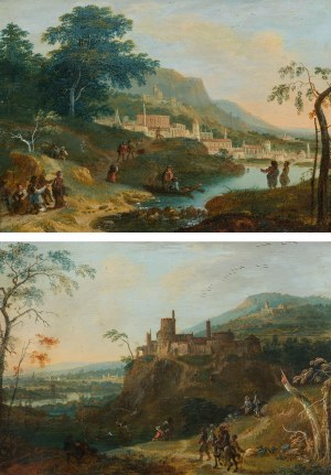 Artista del XVIII secolo: Paesaggi (controparti)