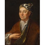Circle of Johann Kupetzky : Portrait of a man with a striped turban