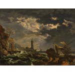 Follower of Claude Joseph Vernet : The Tempest (storm off the coast)