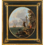 Circle of Claude Joseph Vernet : Saint Andrew with a fisherman