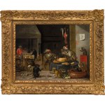 Circle of David Teniers the Younger : The Monkeys’ Banquet