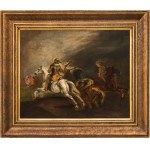 French School: Equestrian battle