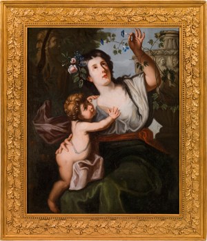 Roman School: Spring (young lady with putto)