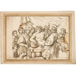 Artist of the 17th/18th century: Bacchus in company