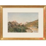 Rudolf von Alt: Gesäuseeingang bei Admont