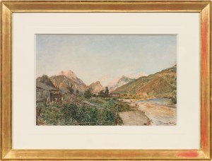 Rudolf von Alt: Gesäuseeingang bei Admont