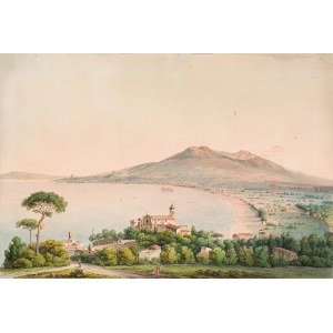 Künstler des 19. Jh. : Golf de Naples avec Vesuv