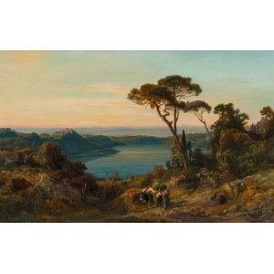 Giacomo Maes: Der Nemisee bei Rom
