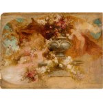 Hans Makart Umkreis: Putten mit Blumen (Skizze)