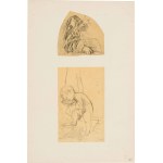 Hans Makart : Konvolut : 8 Skizzen und Studien auf 7 Kartons (en anglais)