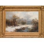 Künstler des 19. Jh.: Winterlandschaft