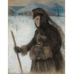 Ludwig Michalek: Frau im Winter