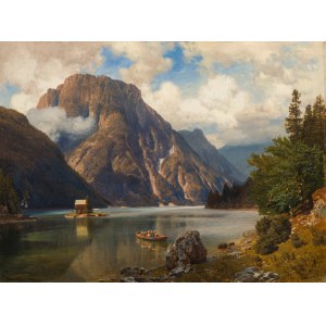 Anton Hlavácek: Der Raibler See bei Tarvis