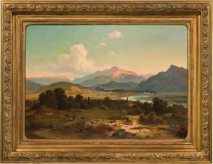 Josef Mayburger: Panoramablick von Maria Plain auf Salzburg