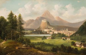 Carl Haunold: Blick auf Salzburg