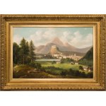 Carl Haunold : Blick auf Salzburg (en anglais)
