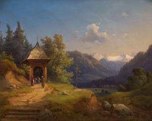 Anton Schiffer: Blick zum Dachstein
