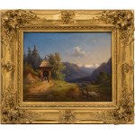 Anton Schiffer : Blick zum Dachstein