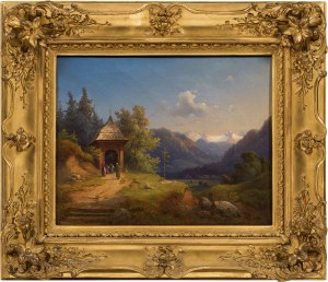 Anton Schiffer: Blick zum Dachstein