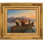 Christoph Christian Ruben: Ave Maria (Abendliche Überfahrt, wohl am Chiemsee)