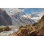 Edward Theodore Compton: Ödenwinklkees mit Johannisberg - Glocknergruppe